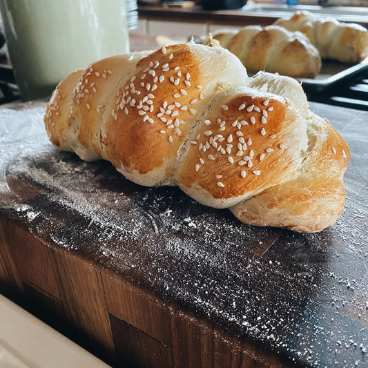 Shortcut farmhouse bread