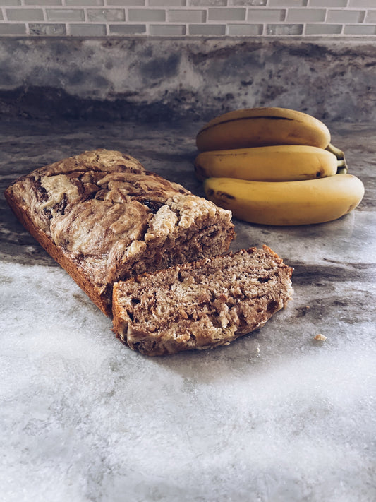 Nutella swirl banana bread